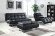 Dilleston Upholstered Chaise Black - California Furniture (Coachella, CA)