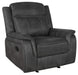 Lawrence Upholstered Tufted Back Glider Recliner - California Furniture (Coachella, CA)
