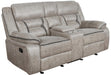 Greer Upholstered Tufted Back Glider Loveseat - California Furniture (Coachella, CA)