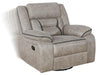 Greer Upholstered Tufted Back Glider Recliner - California Furniture (Coachella, CA)