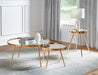 Kaelyn 2-piece Mirror Top Nesting Coffee Table Mirror and Gold - California Furniture (Coachella, CA)