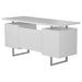 Lawtey Floating Top Office Desk Weathered Grey - California Furniture (Coachella, CA)