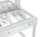 Umbridge 3-drawer Vanity with Lighting Chrome and White - California Furniture (Coachella, CA)