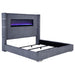 Tisdall California King, E.King & Queen Bed Grey, Black & Queen - California Furniture (Coachella, CA)