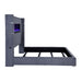 Tisdall California King, E.King & Queen Bed Grey, Black & Queen - California Furniture (Coachella, CA)
