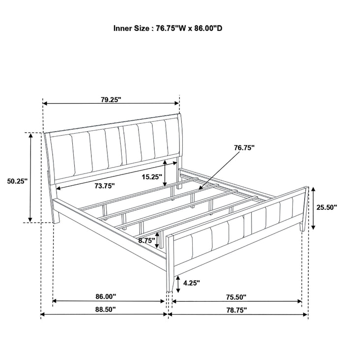 Wilkes Eastern King, Cal.King, Full, Twin, & Queen Bed - California Furniture (Coachella, CA)