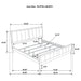 Wilkes Eastern King, Cal.King, Full, Twin, & Queen Bed - California Furniture (Coachella, CA)