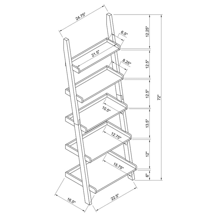 Colella Bookshelf - California Furniture (Coachella, CA)