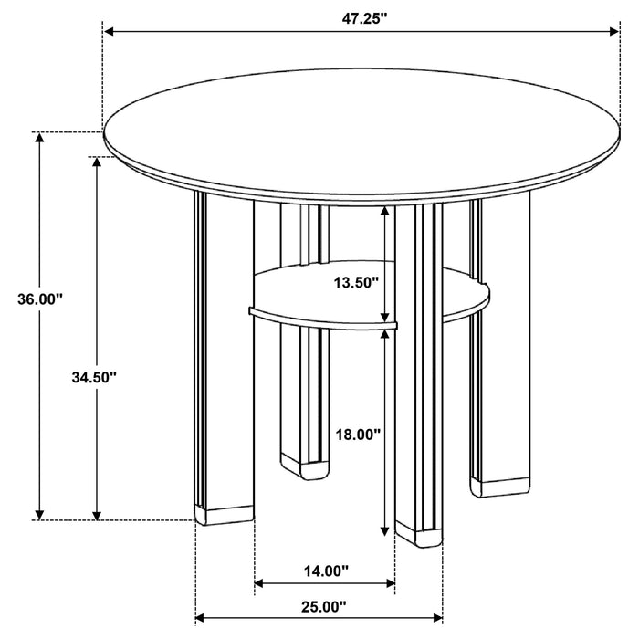 Ottowa Counter Height Dining Tables - California Furniture (Coachella, CA)