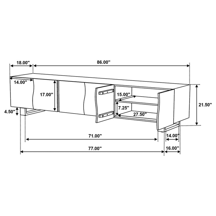 Trask TV Stand - California Furniture (Coachella, CA)