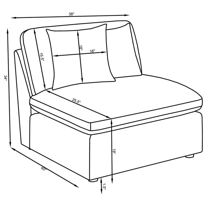 Hobson 6 Piece Sectionals - California Furniture (Coachella, CA)