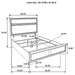 Miranda Queen Bed - California Furniture (Coachella, CA)