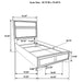 Miranda Twin Bed - California Furniture (Coachella, CA)