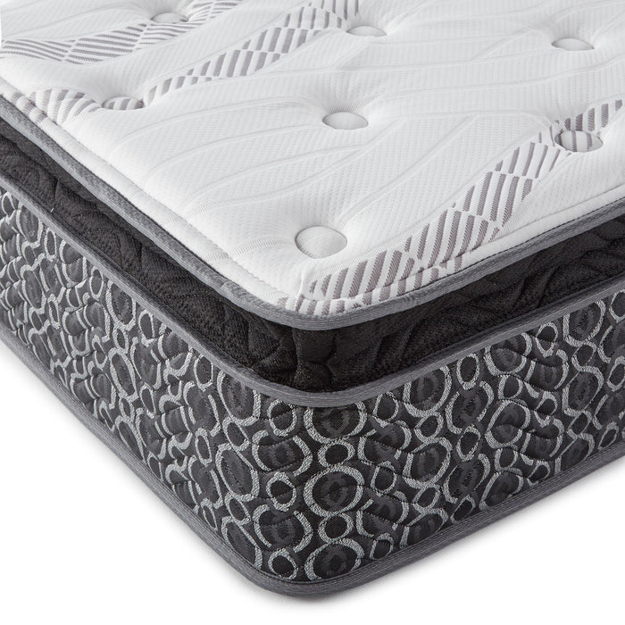 Hayes Medium Plush Pillow Top Hybrid Mattress - California Furniture (Coachella, CA)