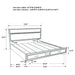 Miranda Panel Platform Storage Bed - California Furniture (Coachella, CA)