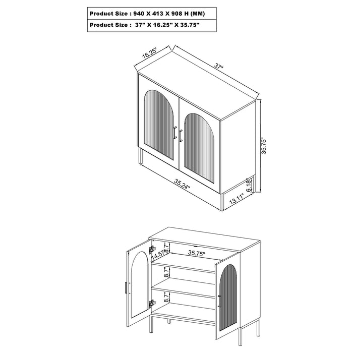 Jess Accent Cabinets - California Furniture (Coachella, CA)