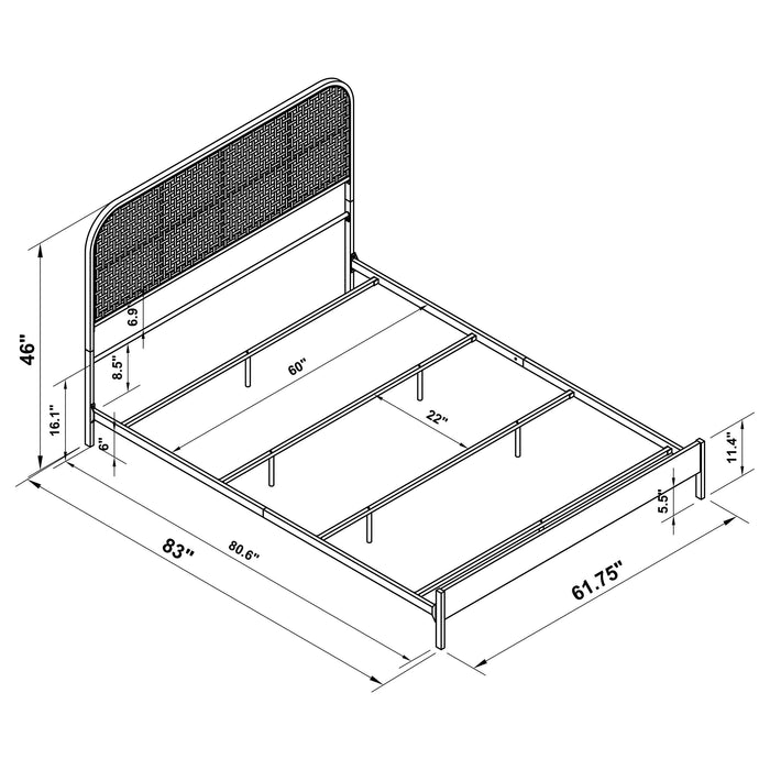 Amherst Queen Bed - California Furniture (Coachella, CA)