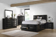 Briana Eastern King Platform Storage Bed Black - California Furniture (Coachella, CA)