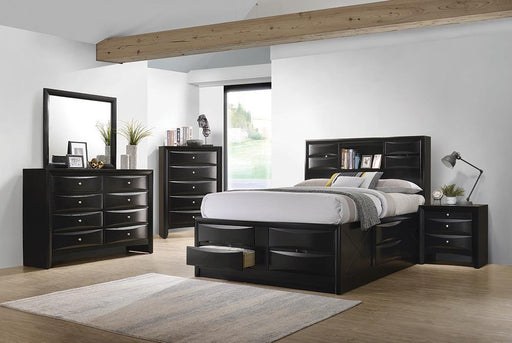 Briana Eastern King Platform Storage Bed Black - California Furniture (Coachella, CA)