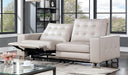 ABBERTON Power Loveseat, Beige - California Furniture (Coachella, CA)