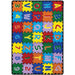 Abbey Alphabet/Multi 4' 9" X 6' 9" Area Rug - California Furniture (Coachella, CA)