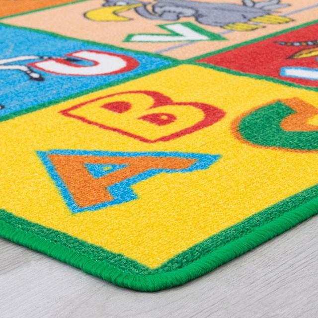 ABBEY Red & Multi 5' X 8' Area Rug - California Furniture (Coachella, CA)