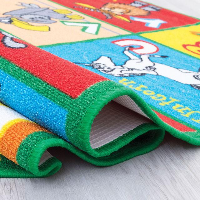 ABBEY Red & Multi 5' X 8' Area Rug - California Furniture (Coachella, CA)