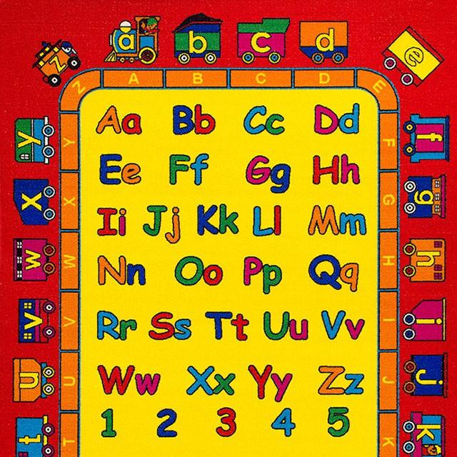 ABBEY Red & Multi 5' X 8' Area Rug - California Furniture (Coachella, CA)