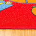 ABBEY Red & Multi 5' X 8' Area Rug - California Furniture (Coachella, CA)
