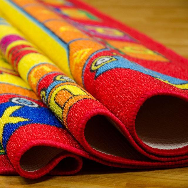 ABBEY Red & Multi 5' X 8' Area Rug - California Furniture (Coachella, CA)