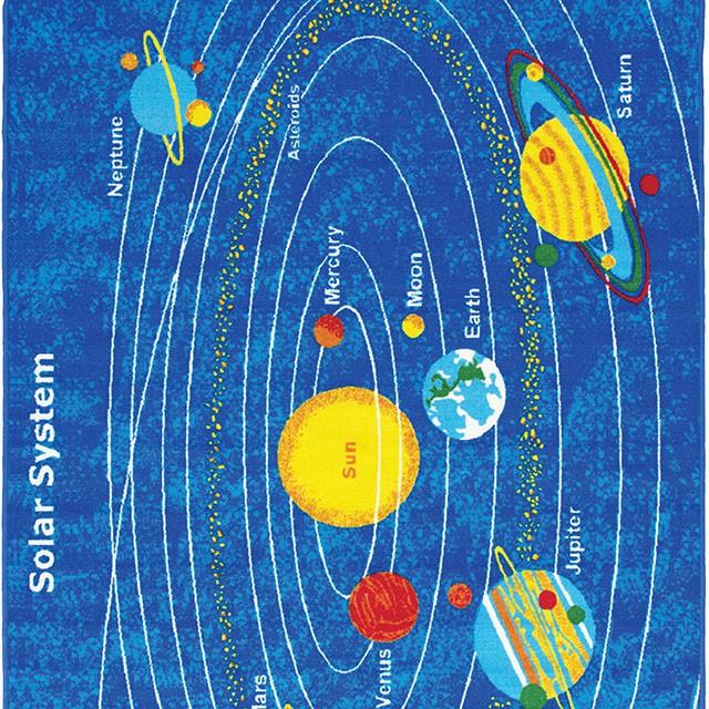 Abbey Solar System 4' 9" X 6' 9" Area Rug - California Furniture (Coachella, CA)