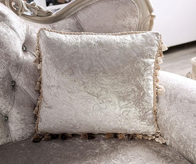 Acapulco White & Espresso Sofa - California Furniture (Coachella, CA)