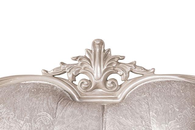 Acapulco White & Espresso Sofa - California Furniture (Coachella, CA)