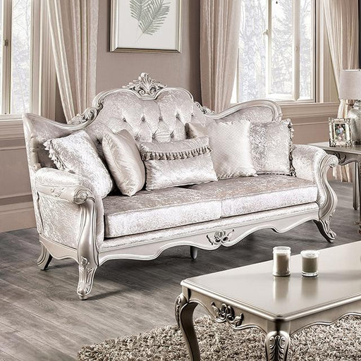 Acapulco White & Espresso Sofa - California Furniture (Coachella, CA)