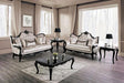 Acapulco White & Espresso Loveseat - California Furniture (Coachella, CA)