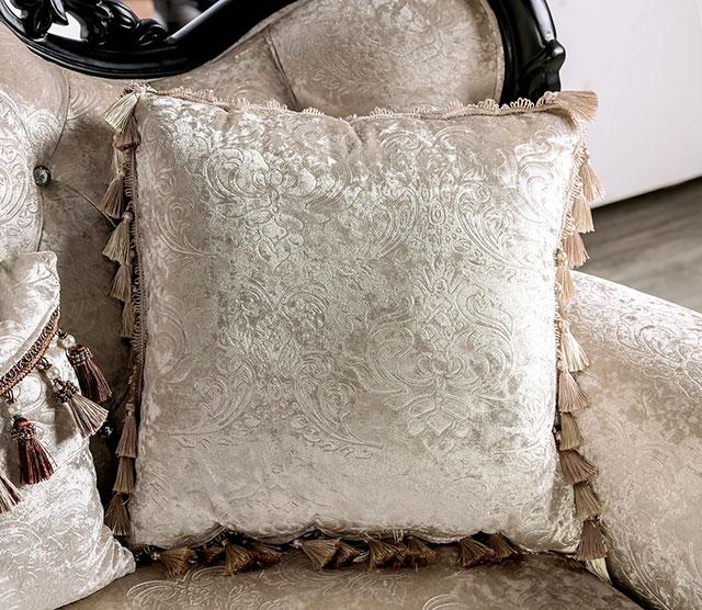 Acapulco White & Espresso Sofa - California Furniture (Coachella, CA)