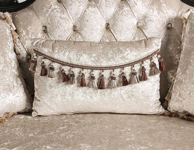 Acapulco White & Espresso Loveseat - California Furniture (Coachella, CA)