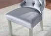 ADALIA Wingback Chair (2/CTN), Silver/Dark Gray - California Furniture (Coachella, CA)