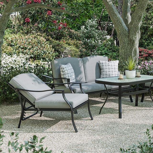 Adele 5 Pc. Conversation Set w/ Adjustable Chairs - California Furniture (Coachella, CA)