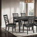 Adia 7 Pc Dinning Table Set Grey & Brown - California Furniture (Coachella, CA)
