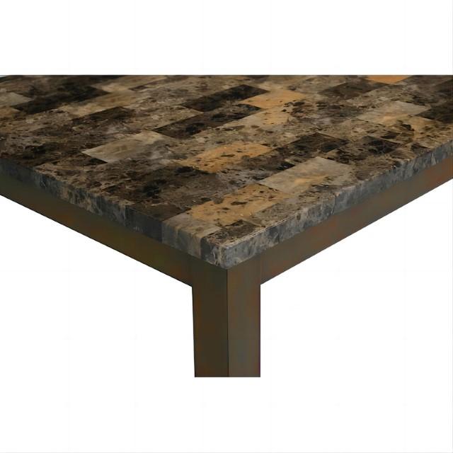 Adia 7 Pc Dinning Table Set Grey & Brown - California Furniture (Coachella, CA)
