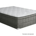 AFTON White/Gray 12" Euro Box Pocket Coil, Cal.King, E king, Full, & Queen - California Furniture (Coachella, CA)