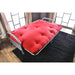 Aksel Black/Red Futon Mattress, Black, Red & Gray - California Furniture (Coachella, CA)