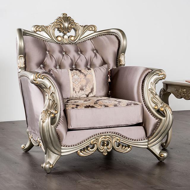 Albacete Chair Cherry & Campage - California Furniture (Coachella, CA)