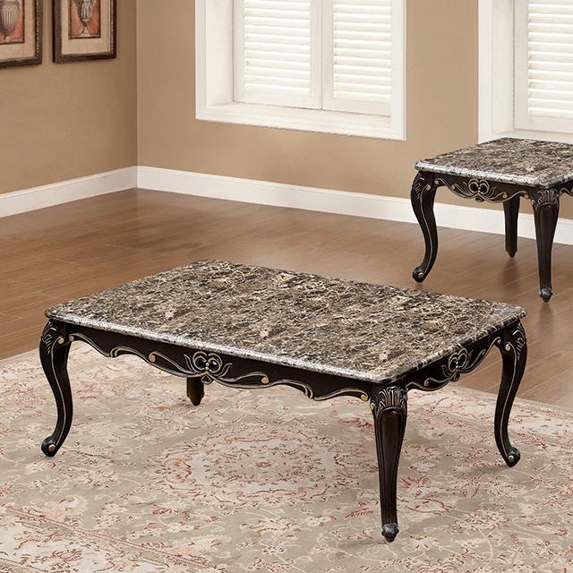 Albacete Coffee Table Walnut & Campage - California Furniture (Coachella, CA)