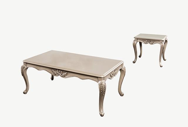 Albacete End Table Walnut & Campage - California Furniture (Coachella, CA)