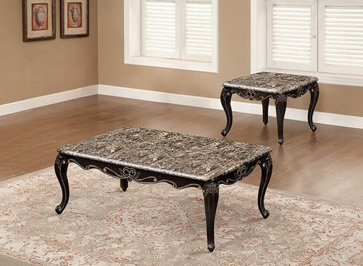 Albacete End Table Walnut & Campage - California Furniture (Coachella, CA)