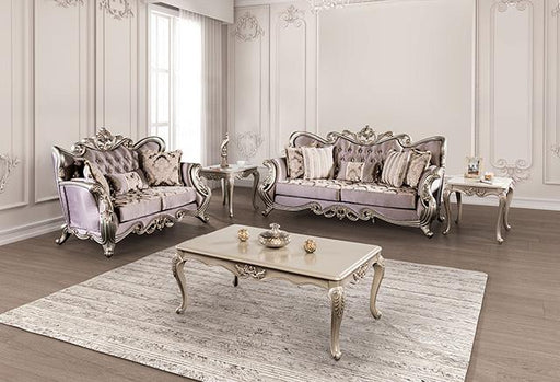 Albacete Loveseat Campage & Walnut - California Furniture (Coachella, CA)