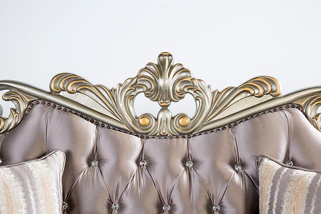 Albacete Sofa Campage & Walnut - California Furniture (Coachella, CA)