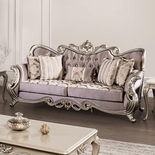 Albacete Sofa Campage & Walnut - California Furniture (Coachella, CA)